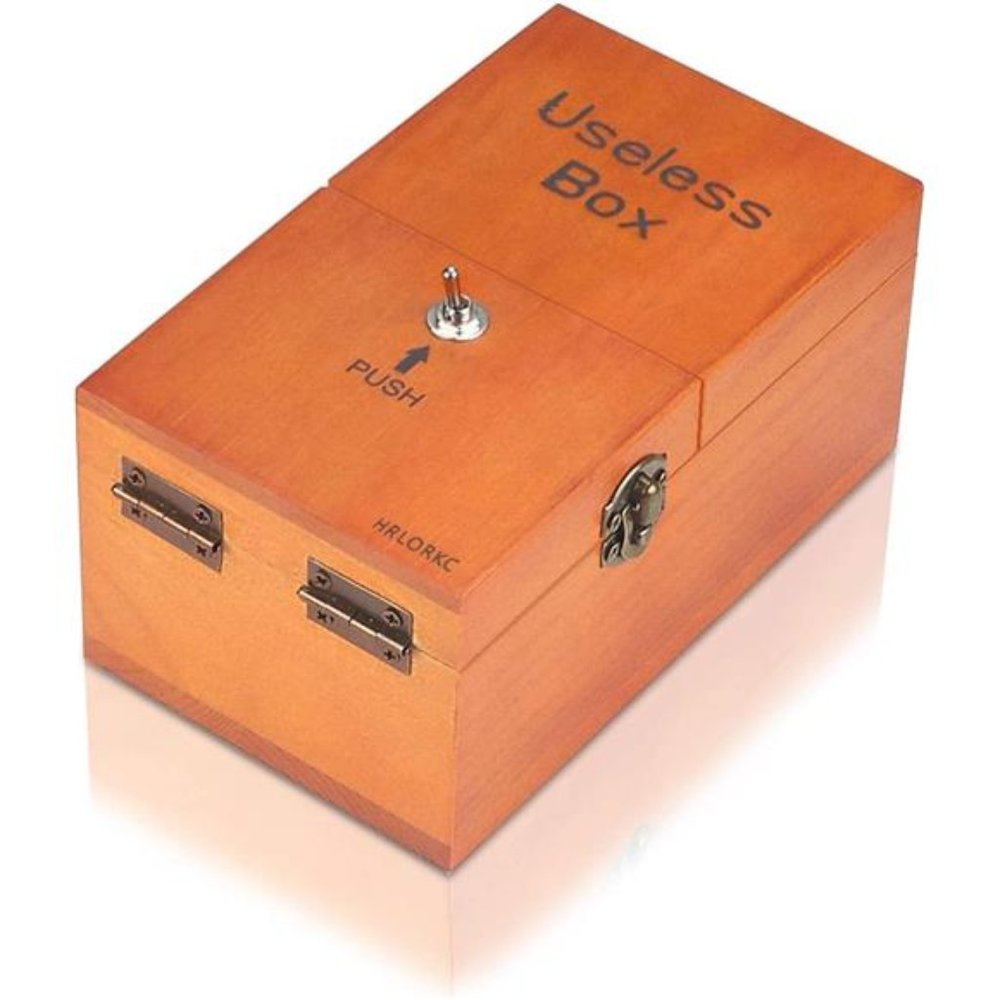 Wooden Useless Box with Surprises